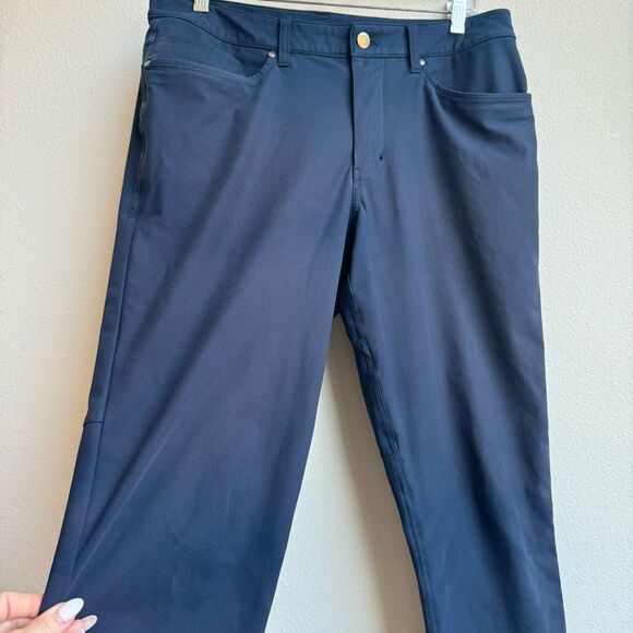 Lululemon ABC Pant Slim Navy Blue Casual Commute Office Work Size 31 x 28 - Picture 2 of 12